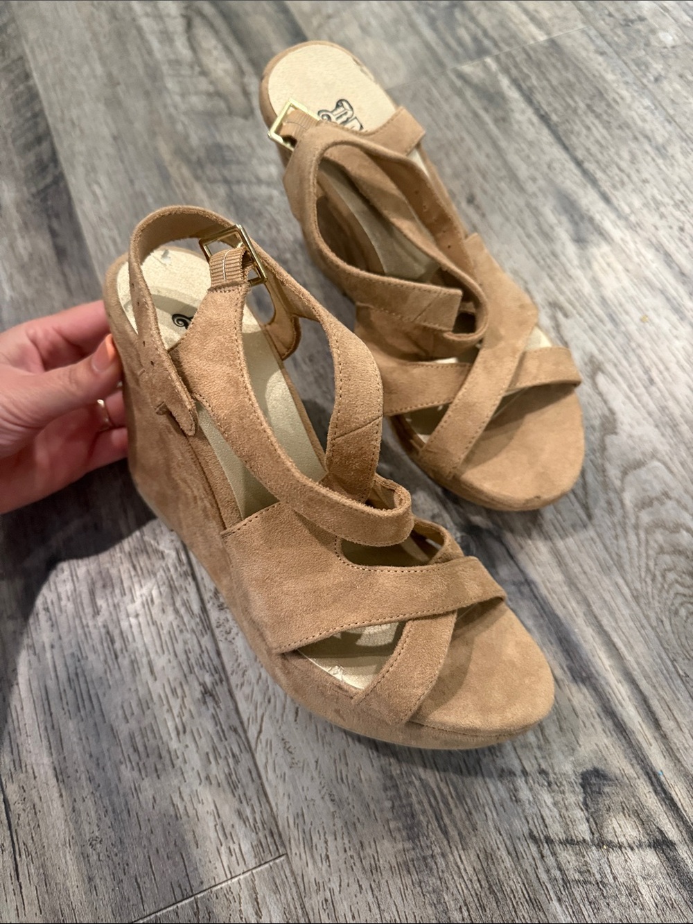 Strappy Wedges